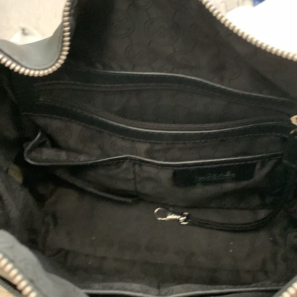 Michael Kors Medium Natalia Tile Shoulder Bag in Black - Picture 14 of 15